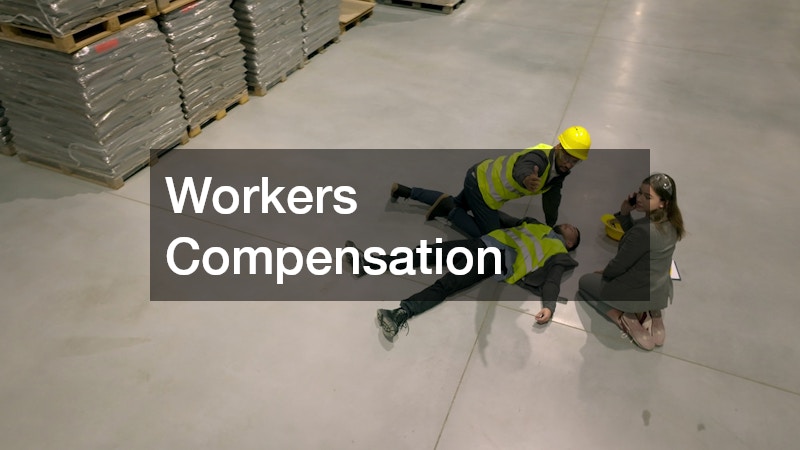 colleagues attending to an injured employee